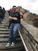 08112017 Un Guerrero no puede llegar a ser un héroe si antes no sube a La Gran Muralla. Un saludo desde La Gran Muralla en Beijing, China.