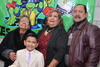04022017 César Emiliano con sus abuelos, Mauricio Silos Santillano, Elsa Reyes Castillo y Elvira Reyes.
