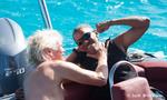 Su amigo Richard Branson, el magnate británico dueño de Virgin, publicó en su blog un completo relato, con fotografías y videos, de sus aventuras acuáticas.