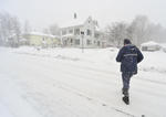 Una fuerte tormenta invernal cubrió de nieve el noreste de Estados Unidos.