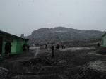 Reporta Protección Civil Estatal caída de nieve en El Palmito y en la cabecera municipal de Indé.