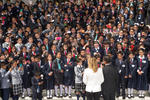 Jacobo viajó a Ciudad de México junto con siete alumnos quienes representan a cada distrito el 13 de febrero.