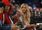 La cantante Beyoncé hizo acto de presencia en el evento.
