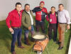 26022017 Lic. Alonso de Santiago en reciente reunión con sus ex compañeros de trabajo: Edu Ramírez, Luis Fer, Rubén Ortiz y Abraham Santacruz.