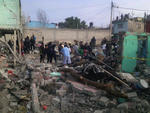 Autoridades municipales indicaron que la explosión destruyó una vivienda, que era rentada.