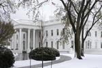 La tormenta "Stella", en Washington, cubrió de nieve la zona aledaña a la Casa Blanca.