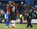 Atlético y Leverkusen terminaron empatados 0-0, pero el marcador global dio la ventaja a los de Madrid.