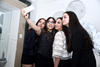 Marifer, Grecia, Alicia y Valeria tomándose una selfie