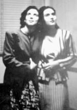 19032017 Laura Graciela y Blanca María Bermeo, en 1946.