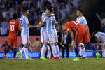 Al minuto 29, Argentina tuvo la oportunidad de aumentar el marcador. Mascherano centró a Agüero, quien no pudo rematar de cabeza.