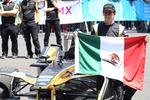 A una semana de que debute en forma oficial en la categoría Fórmula E con la cita de la Ciudad de México, el piloto Esteban Gutierrez hizo este domingo una exhibición con su nuevo coche.