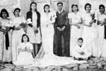 26032017 Sra. María Inés Ceniceros González y Sr. Federico López Quiñones el día de su boda en enero de 1942.