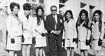 02042017 Peregrinación en 1967: Elsa, Ma. Luisa, Rebeca, Alejandro, Balvina, Rafaela y Beatriz.