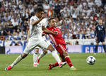 Cristiano Ronaldo marcó tres goles para darle la victoria al Madrid.