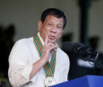 Rodrigo Duterte, presidente filipino, también tiene un lugar en la categoría de líderes.