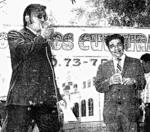 23042017 Locutor Antonio Lozoya Pérez laborando en los domingos culturales del Ayuntamiento de Torreón, 1973 - 1975.