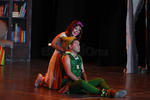 Peter Pan, un mítico personaje de fantasías, fue el encargado de alegrar el Teatro Ricardo Castro y a sus asistentes.