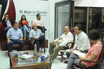La primera ronda consistió en preguntas de los invitados, a las que respondió el candidato a la gubernatura de Coahuila.