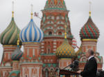 El presidente ruso, Vladímir Putin, presenció el acto.