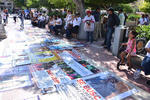 Hubo un mitin en la Plaza de Armas donde terminó la marcha  fueron instaladas las fotografías de las personas desaparecidas.
