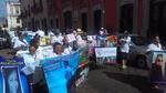 La Caravana Internacional de Búsqueda en Vida de Personas Desaparecidas arribó hoy al municipio de Saltillo, en donde efectuó una marcha en compañía del Obispo Raúl Vera López.