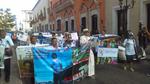 La Caravana Internacional de Búsqueda en Vida de Personas Desaparecidas arribó hoy al municipio de Saltillo, en donde efectuó una marcha en compañía del Obispo Raúl Vera López.