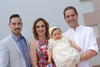 14052017 FIESTA INFANTIL.  Regina Gómez Araluce acompañada de sus papás, Nuria Araluce Hernández e Iván Gómez de Santiago.