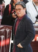 El miembro del jurado, el cineasta surcoreano Park Chan-wook, a su llegada a una gala de recepción.