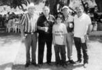 21052017 Rodolfo Álvarez, Rodolfo Ramírez, Othón Maeda y amigos en un convivio en Viesca, Coahuila, en mayo de 2000.