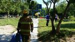Personal de los diversos cuerpos de rescate, de seguridad, de protección civil y bomberos, comenzaron a desplazarse por las calles de Ciudad Acuña.