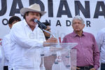 Armando Guadiana, agradeció el apoyo del Movimiento Magisterial, de José Ángel Pérez y de toda la población