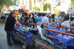 Los pacientes fueron llevados en ambulancias a distintos nosocomios de La Laguna.