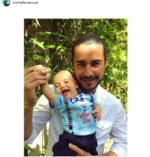 El cantante Wisin usó instagram para festejar.