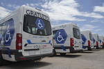 Fueron entregadas 22 unidades de transporte gratuito para personas con discapacidad.