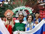 En el estadio de Kazán, los tricolores se enfrentaron a la anfitriona Rusia, alentados por sus fanáticos.
