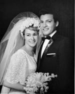 25062017 Mercedes Garza de Ortega y Francisco Ortega Ayala el día de su boda el 11 de junio de 1967.