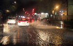 Las inmensas lluvias afectaron la vialidad en CDMX.