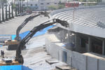 Tras 67 años de historia el Estadio Tecnológico de Monterrey comenzó a ser demolido.