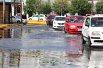 Cada lluvia intensa, los alrededores del excuartel Juárez sufren por encharcamientos severos.