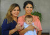 Tres generaciones, Emma con su mamá, Paola Casale, y su abuelita, Mayela Casale