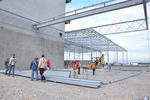 Avanzan las obras en el Centro de Convenciones de Torreón.