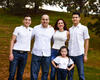 23072017 CUMPLEAñOS EN FAMILIA.  Daniel con sus papás, Omar y Sara, y sus hermanos, Sebastián y Natasha.