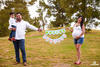 31072017 FELICES.  Miguel y Karina con su hijo, Mikel, en espera de su segundo bebé.