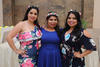 03082017 DESPEDIDA DE SOLTERA.  Gabriela Salais Hernández con sus hermanas, Perla y Karen.