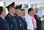 En el acto de toma de posesión y protesta de bandera, presidida por el comandante de la XI Región Militar, general DEM Rubén Serrano.