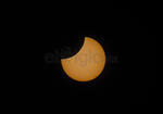 Esta tarde se registró un eclipse de sol que en La Laguna se vio de forma parcial.