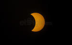 Esta tarde se registró un eclipse de sol que en La Laguna se vio de forma parcial.