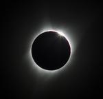 Un eclipse total de sol  pudo verse hoy en Estados Unidos.