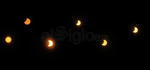 Foto del eclipse solar, cada imagen fue tomada desde Durango con 15 minutos de diferencia entre cada una de ellas.
