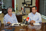 Se reunieron el alcalde Jorge Luis Morán y el alcalde electo Jorge Zermeño.